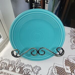 Fiestaware Turquoise Salad Dessert Plate Fiesta 7.25" USA HLC Lead Free USA